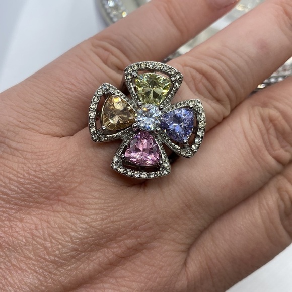 9.25ctw AAA Diamonds 316L Stainless Steel - Picture 3 of 3